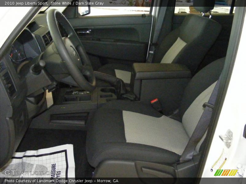 Stone White / Dark Slate Gray 2010 Jeep Liberty Sport