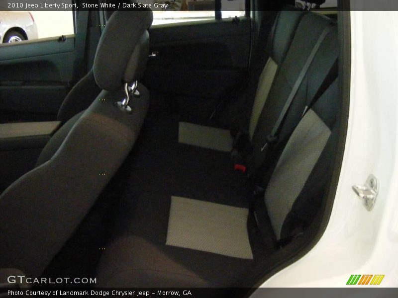 Stone White / Dark Slate Gray 2010 Jeep Liberty Sport