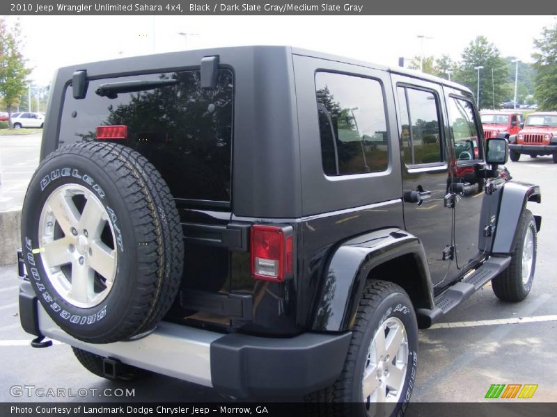 Black / Dark Slate Gray/Medium Slate Gray 2010 Jeep Wrangler Unlimited Sahara 4x4