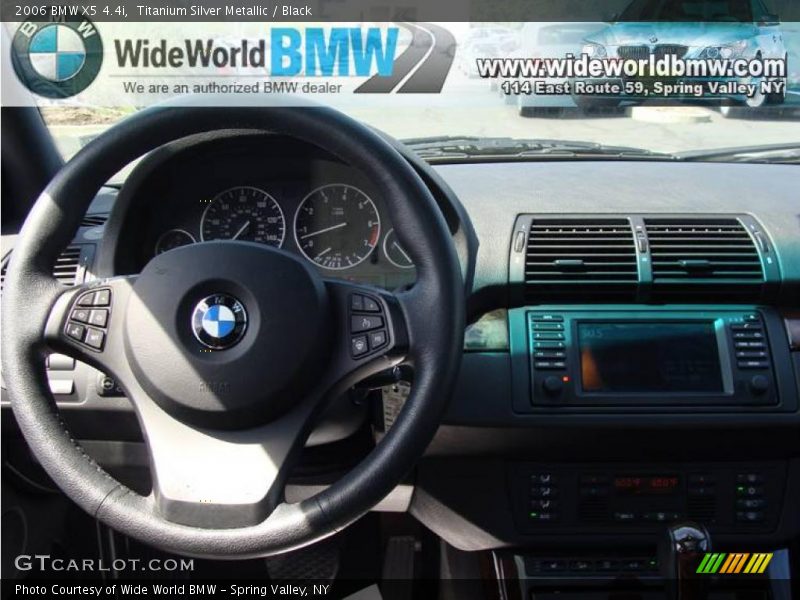 Titanium Silver Metallic / Black 2006 BMW X5 4.4i