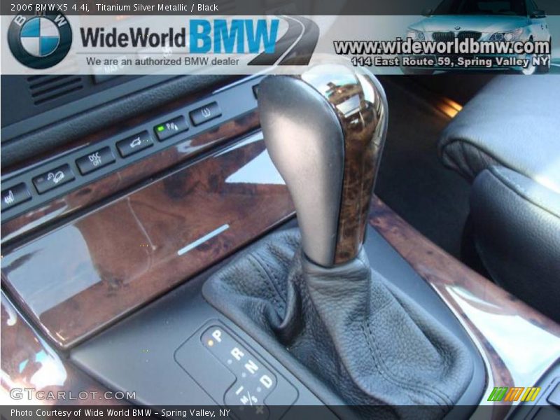 Titanium Silver Metallic / Black 2006 BMW X5 4.4i