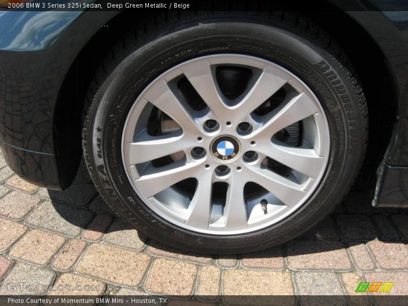 Deep Green Metallic / Beige 2006 BMW 3 Series 325i Sedan