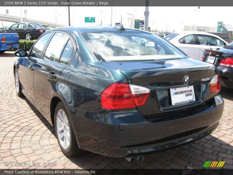 Deep Green Metallic / Beige 2006 BMW 3 Series 325i Sedan