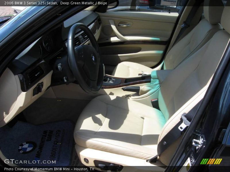 Deep Green Metallic / Beige 2006 BMW 3 Series 325i Sedan