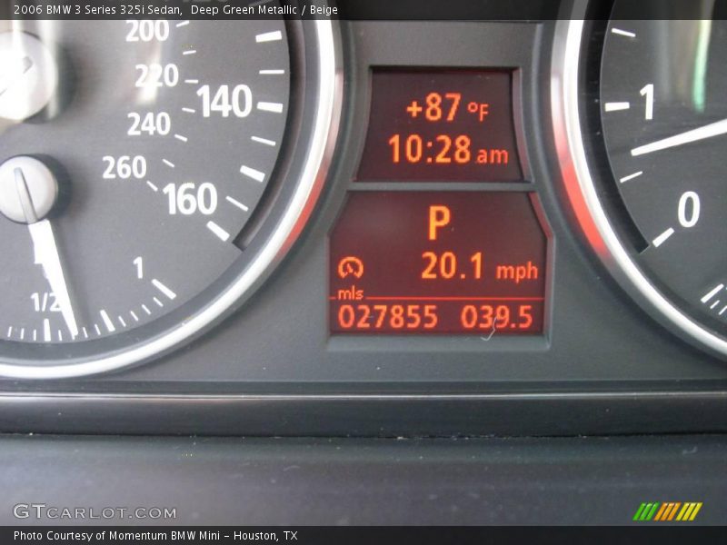 Deep Green Metallic / Beige 2006 BMW 3 Series 325i Sedan