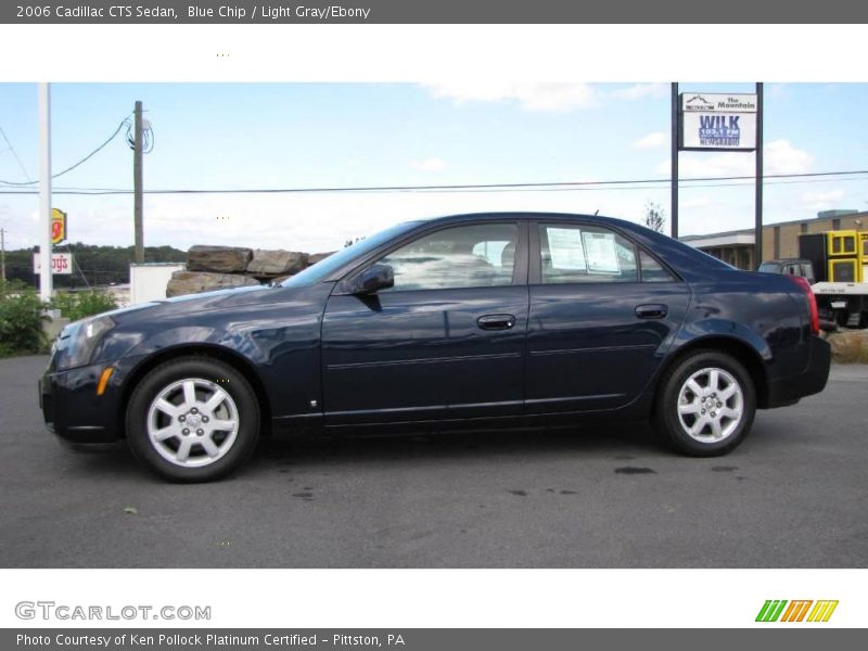 Blue Chip / Light Gray/Ebony 2006 Cadillac CTS Sedan
