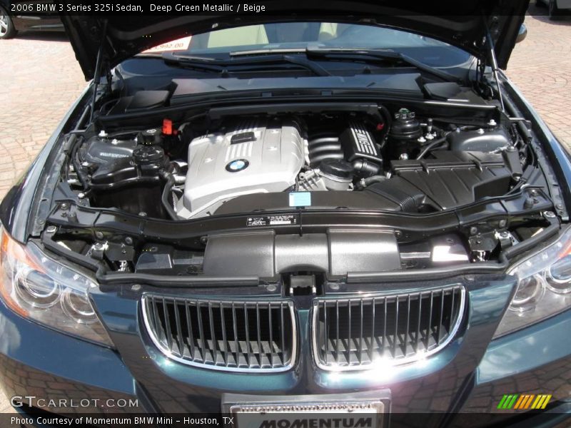 Deep Green Metallic / Beige 2006 BMW 3 Series 325i Sedan
