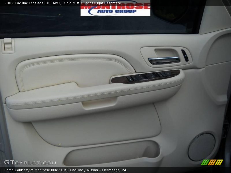 Gold Mist / Cocoa/Light Cashmere 2007 Cadillac Escalade EXT AWD