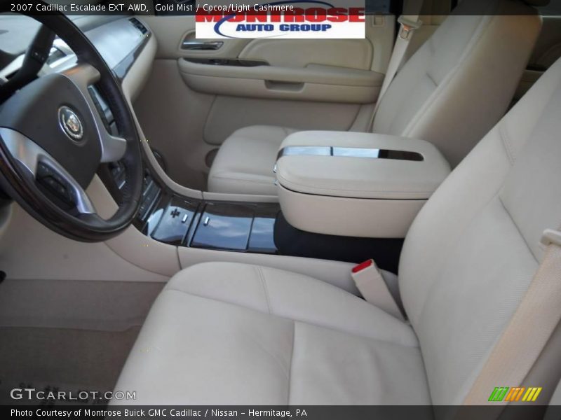 Gold Mist / Cocoa/Light Cashmere 2007 Cadillac Escalade EXT AWD