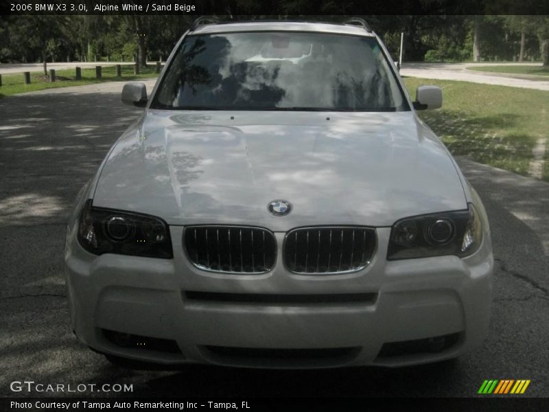 Alpine White / Sand Beige 2006 BMW X3 3.0i