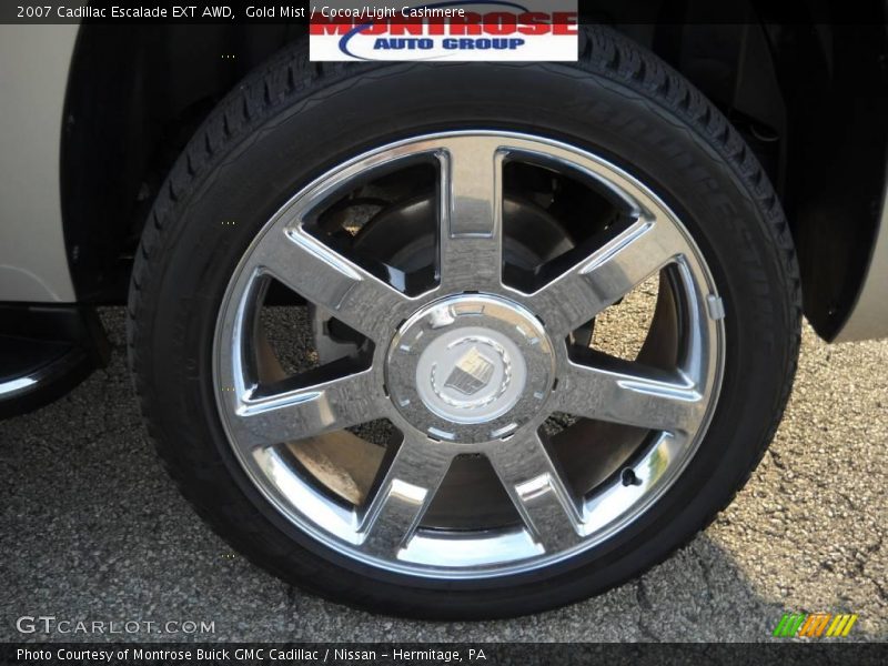 Gold Mist / Cocoa/Light Cashmere 2007 Cadillac Escalade EXT AWD