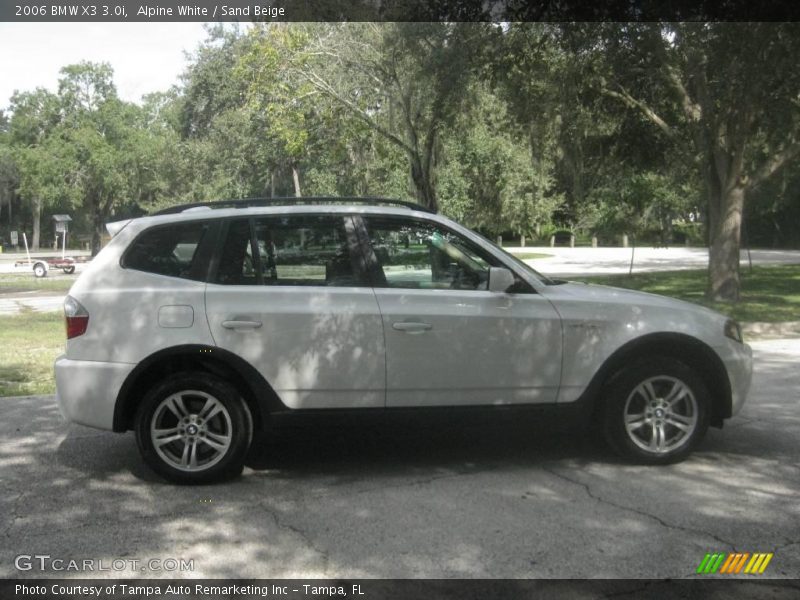 Alpine White / Sand Beige 2006 BMW X3 3.0i