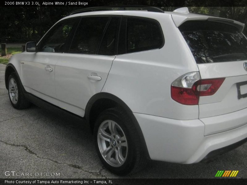 Alpine White / Sand Beige 2006 BMW X3 3.0i