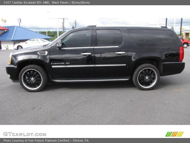 Black Raven / Ebony/Ebony 2007 Cadillac Escalade ESV AWD