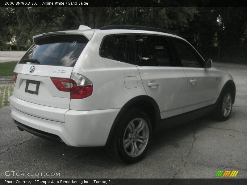 Alpine White / Sand Beige 2006 BMW X3 3.0i