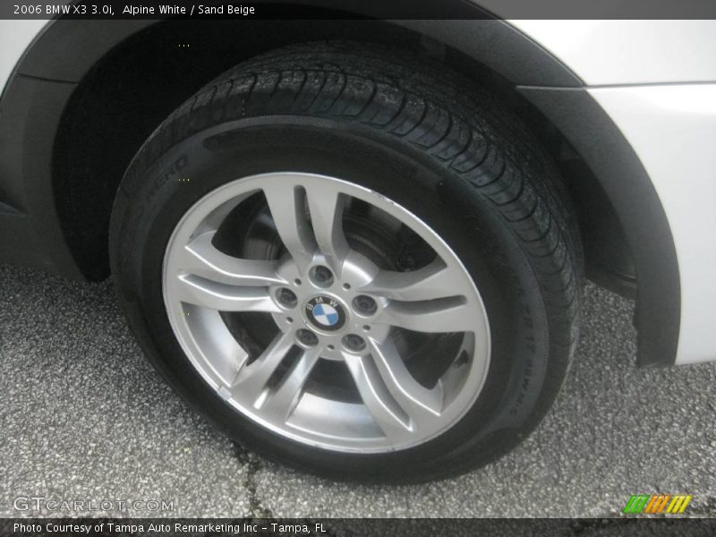 Alpine White / Sand Beige 2006 BMW X3 3.0i