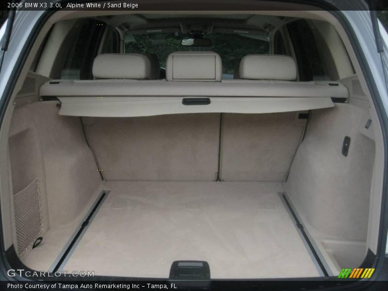 Alpine White / Sand Beige 2006 BMW X3 3.0i