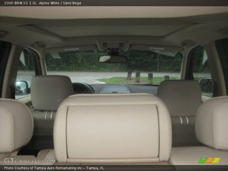 Alpine White / Sand Beige 2006 BMW X3 3.0i