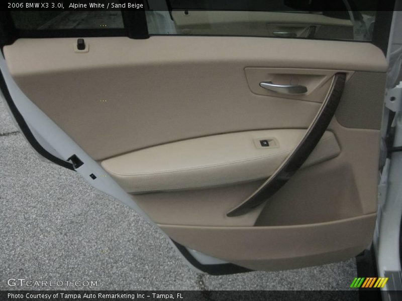 Alpine White / Sand Beige 2006 BMW X3 3.0i