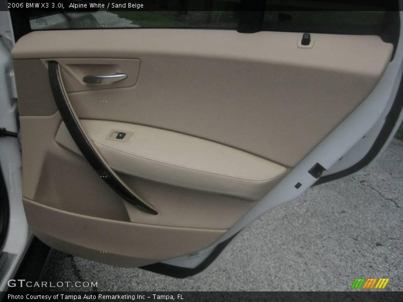 Alpine White / Sand Beige 2006 BMW X3 3.0i