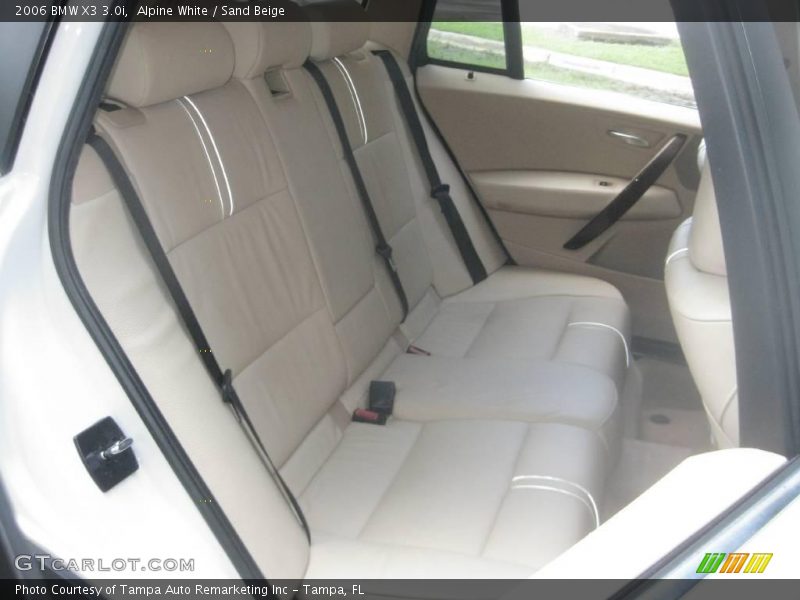 Alpine White / Sand Beige 2006 BMW X3 3.0i