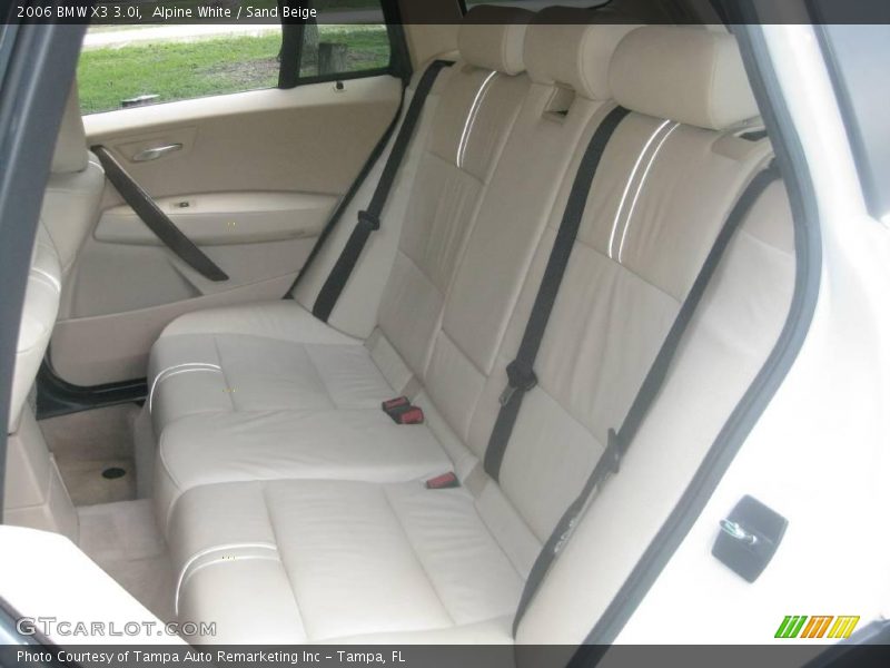 Alpine White / Sand Beige 2006 BMW X3 3.0i