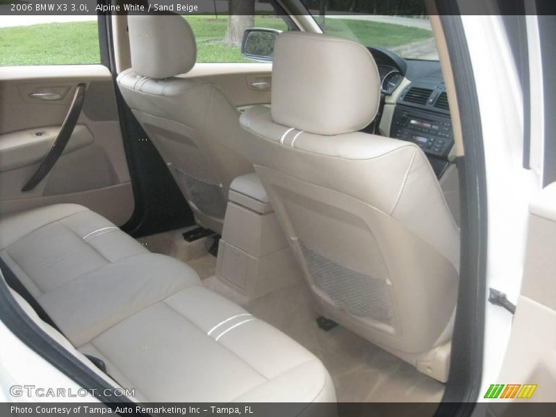 Alpine White / Sand Beige 2006 BMW X3 3.0i