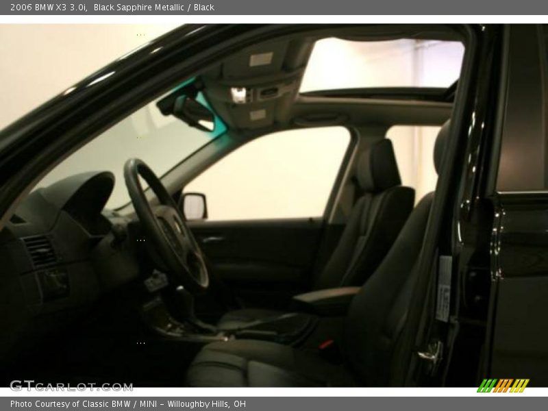 Black Sapphire Metallic / Black 2006 BMW X3 3.0i