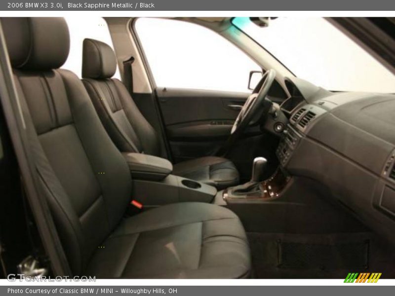 Black Sapphire Metallic / Black 2006 BMW X3 3.0i