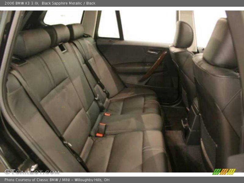 Black Sapphire Metallic / Black 2006 BMW X3 3.0i