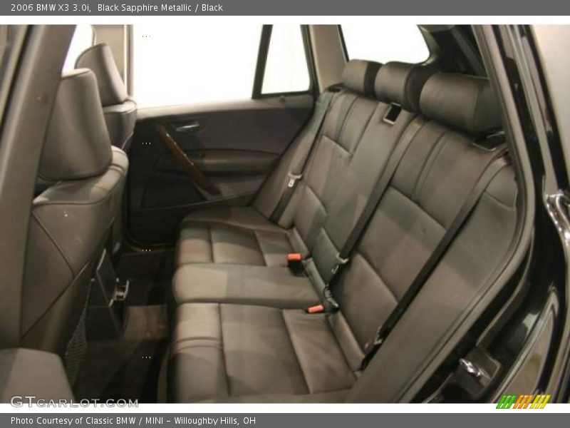 Black Sapphire Metallic / Black 2006 BMW X3 3.0i