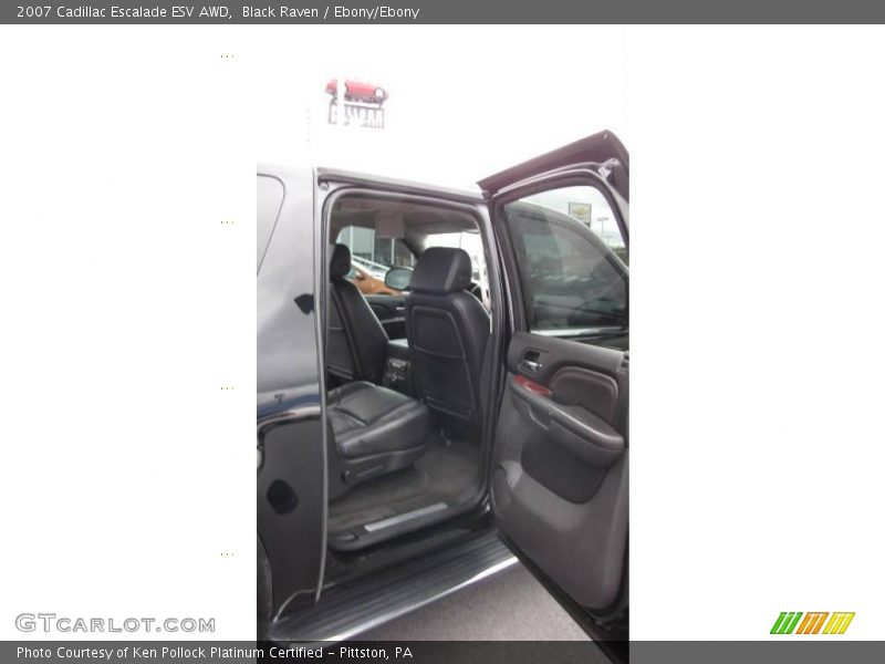 Black Raven / Ebony/Ebony 2007 Cadillac Escalade ESV AWD