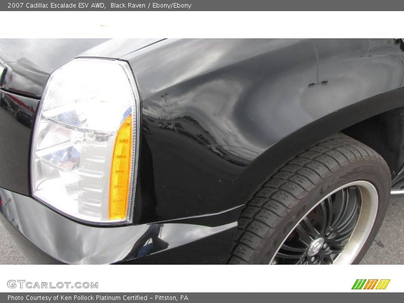 Black Raven / Ebony/Ebony 2007 Cadillac Escalade ESV AWD