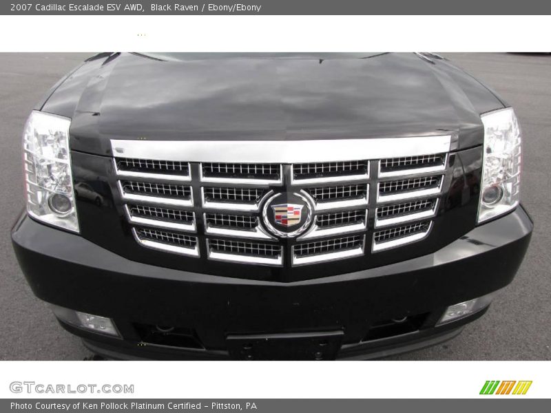 Black Raven / Ebony/Ebony 2007 Cadillac Escalade ESV AWD