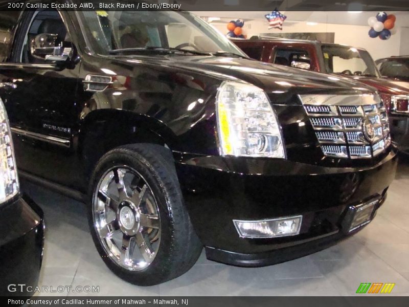 Black Raven / Ebony/Ebony 2007 Cadillac Escalade AWD