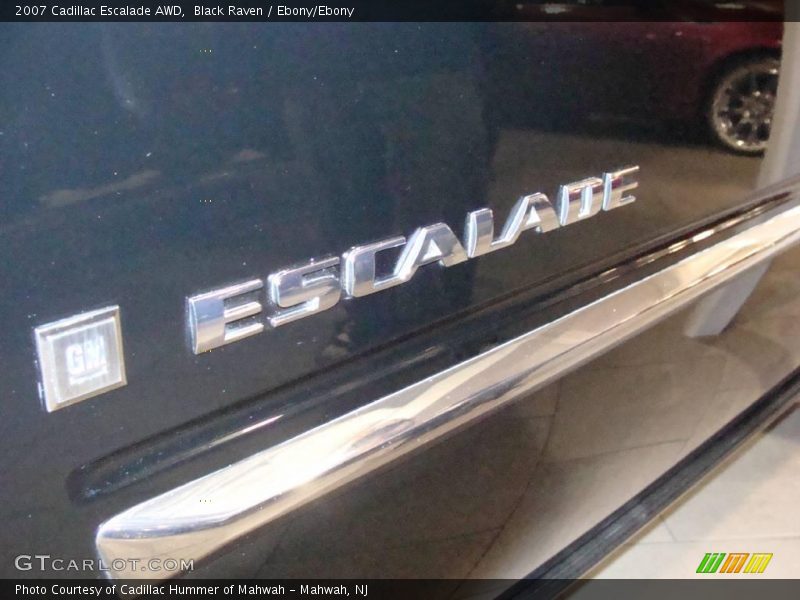 Black Raven / Ebony/Ebony 2007 Cadillac Escalade AWD