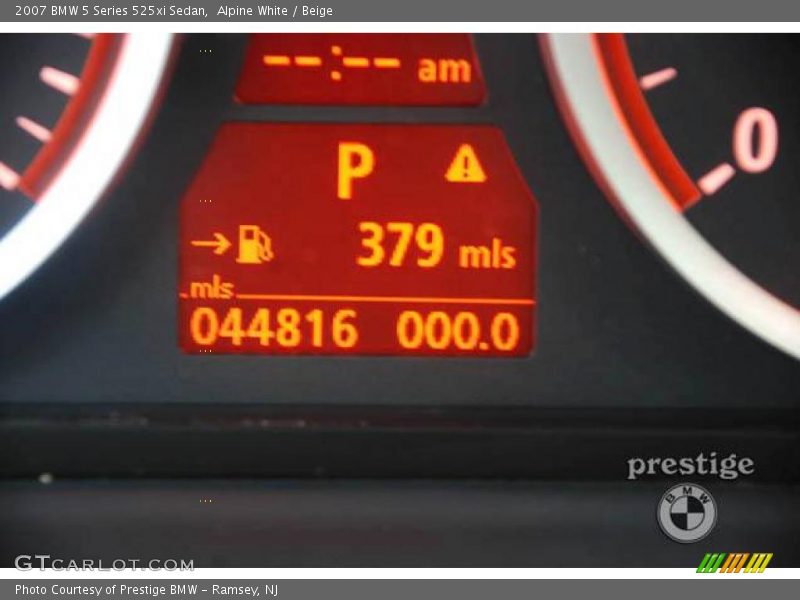 Alpine White / Beige 2007 BMW 5 Series 525xi Sedan