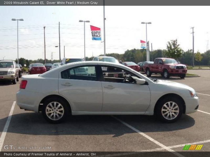 Dover White Pearl / Medium Gray 2009 Mitsubishi Galant ES