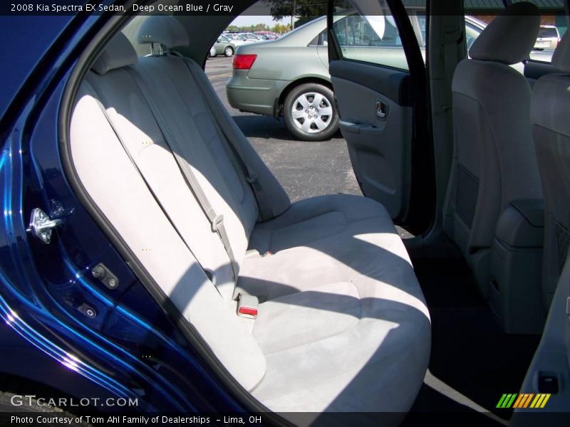Deep Ocean Blue / Gray 2008 Kia Spectra EX Sedan