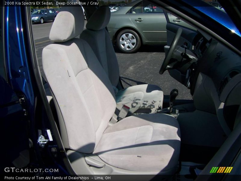 Deep Ocean Blue / Gray 2008 Kia Spectra EX Sedan
