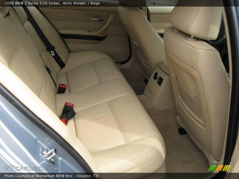 Arctic Metallic / Beige 2008 BMW 3 Series 328i Sedan