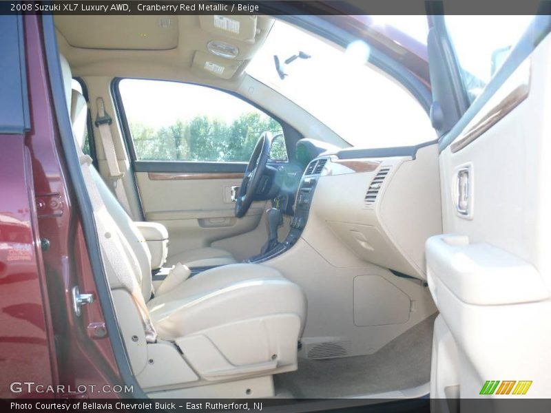 Cranberry Red Metallic / Beige 2008 Suzuki XL7 Luxury AWD