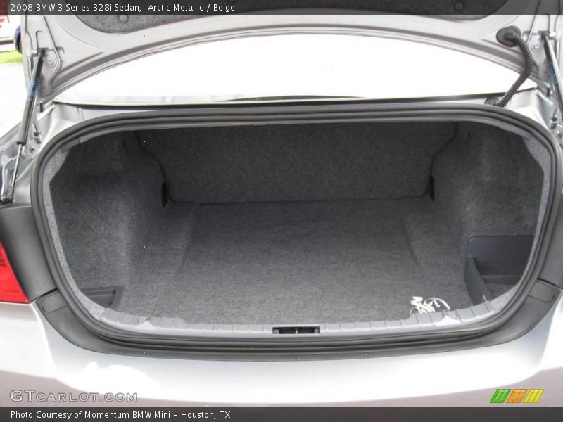 Arctic Metallic / Beige 2008 BMW 3 Series 328i Sedan
