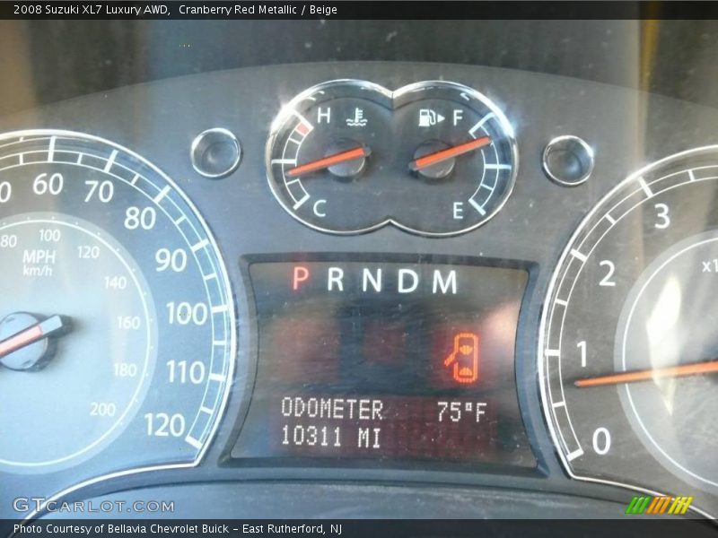 Cranberry Red Metallic / Beige 2008 Suzuki XL7 Luxury AWD