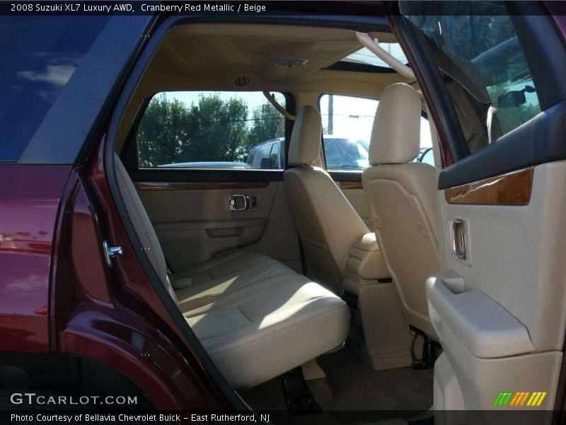 Cranberry Red Metallic / Beige 2008 Suzuki XL7 Luxury AWD