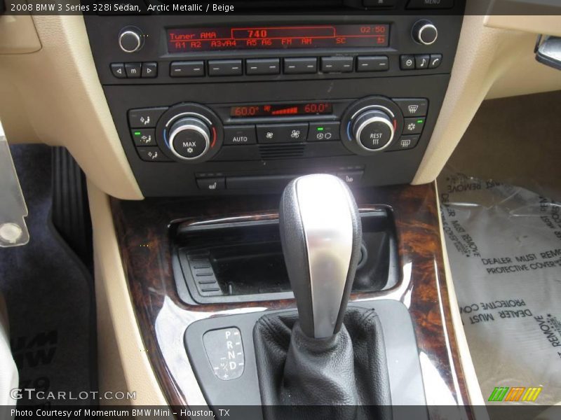 Arctic Metallic / Beige 2008 BMW 3 Series 328i Sedan