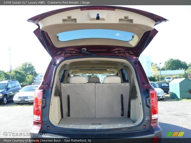 Cranberry Red Metallic / Beige 2008 Suzuki XL7 Luxury AWD