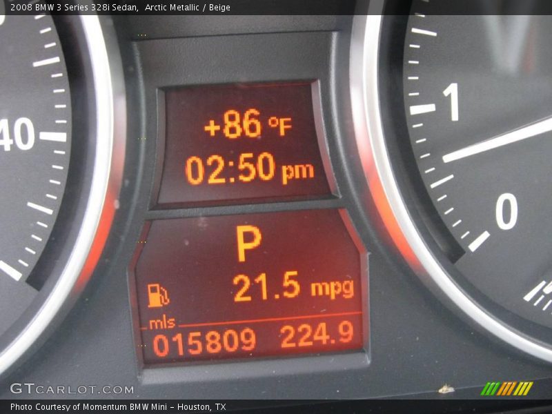 Arctic Metallic / Beige 2008 BMW 3 Series 328i Sedan