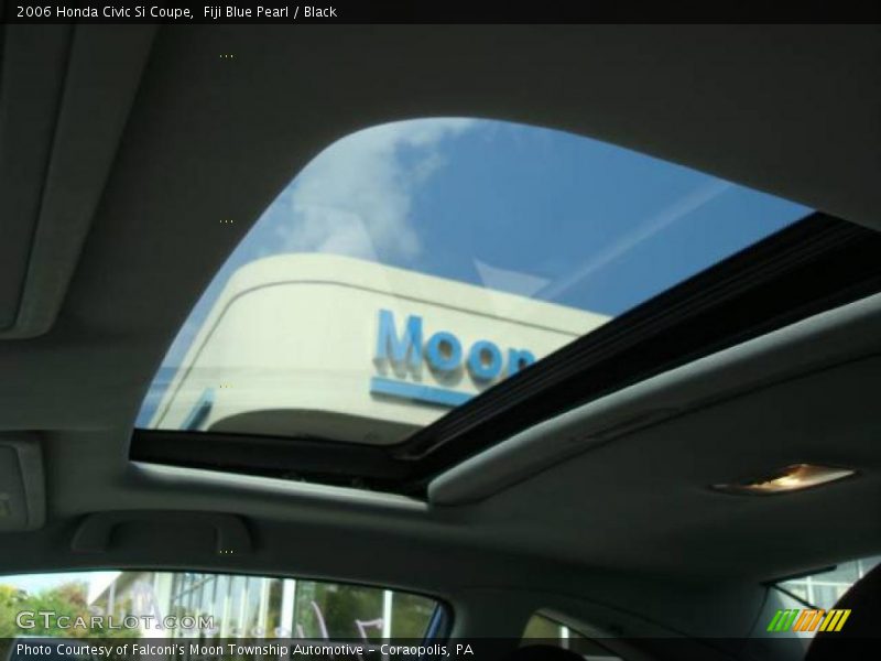 Fiji Blue Pearl / Black 2006 Honda Civic Si Coupe