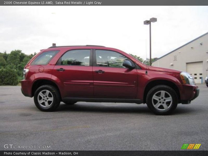 Salsa Red Metallic / Light Gray 2006 Chevrolet Equinox LS AWD